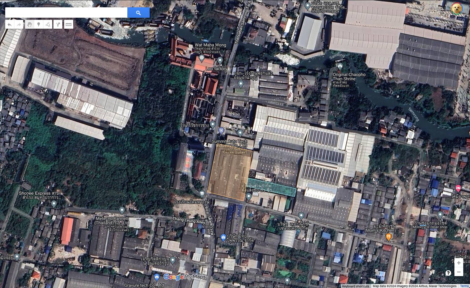 ที่ดินแบ่งขายพร้อมโรงงาน ติดถนนซอยวัดมหาวงษ์ พื้นที่สีม่วง ใกล้ตัวเมือง ทำโรงงานได้ หน้ากว้าง 96 เมตร ใกล้ถนนสุขุมวิท และ BTS สำโรง